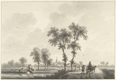 Landsbyen Spijk i Gelderland af Nicolaas Wicart