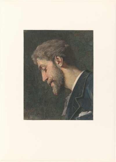 Portræt af George Hendrik Breitner af Nicolaas van der Waay (signed by artist)