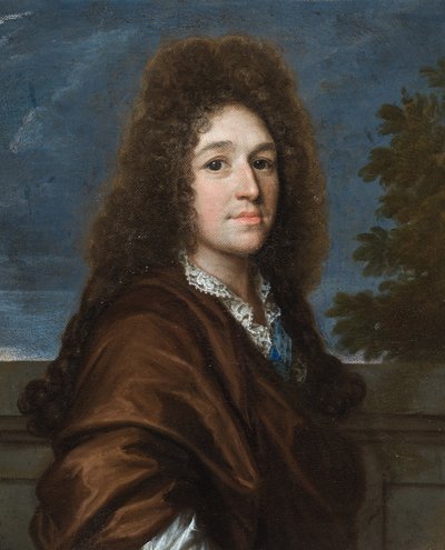 Portræt af en herre (olie på lærred) af Nicolaes (follower of) Maes