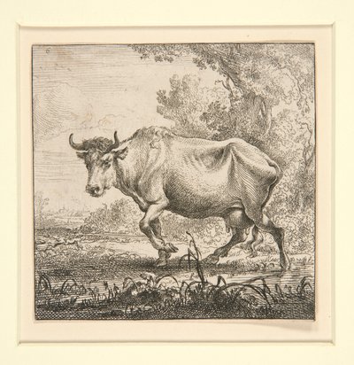 Sæt af køer, med mælkepigen af Nicolaes Berchem