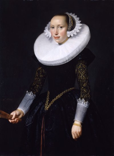 Portræt af en kvinde, 1630. af Nicolaes Eliasz Pickenoy