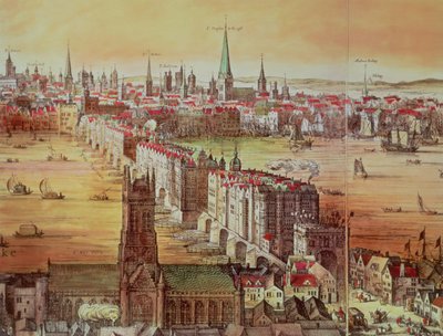 Old London Bridge, detalje fra 