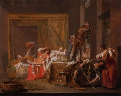 Scene fra Messalinas og Gaius Sillius