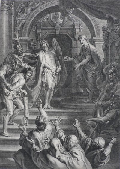 Ecce Homo, efter Peter Paul Rubens af Nicolaes Lauwers