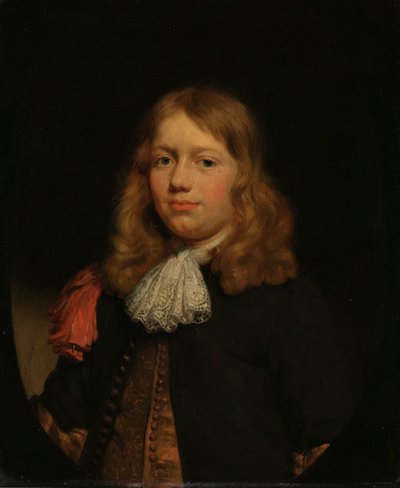 Portræt af en ung mand af Nicolaes Maes (attributed to)