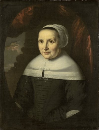 Portræt af Aeltje Denijs (født 1598/99) af Nicolaes Maes (copy after)