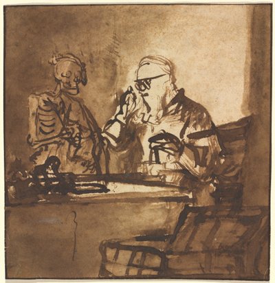 Døden og gnieren af Nicolaes Maes