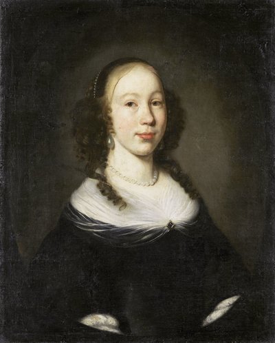 Portræt af en ung kvinde af Nicolaes Maes