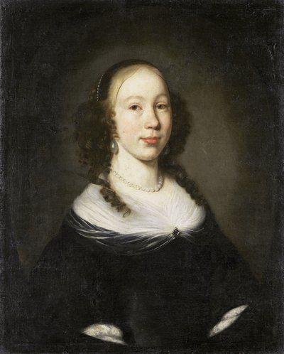 Portræt af en ung kvinde af Nicolaes Maes