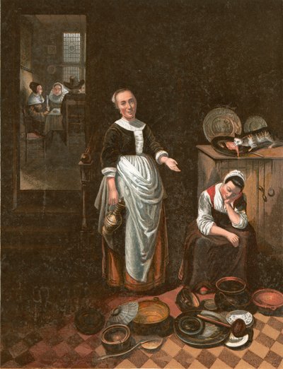 Den ledige tjener af Nicolaes Maes
