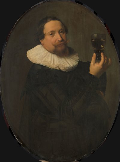 Portræt af Maerten Rey af Nicolaes Pickenoy Pickenoy