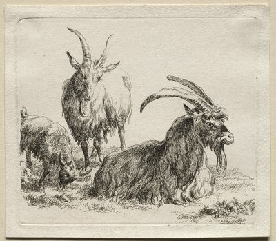 Tre geder. af Nicolaes Pietersz. Berchem