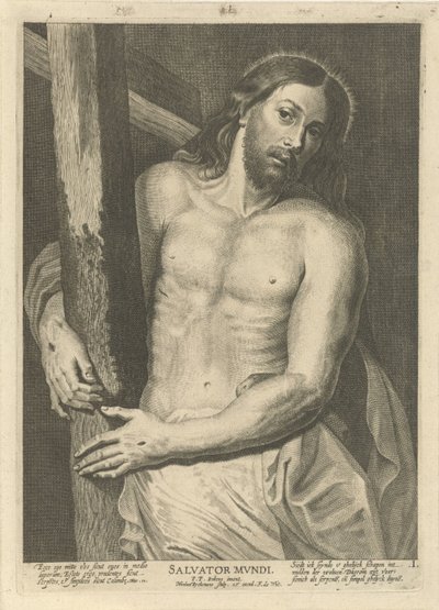 Kristus med korset Kristus og tretten apostle (serietitel) af Nicolaes Ryckmans
