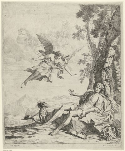 Aurora og Cephalus Tagvogn Cephalus af Nicolaes Van Helt Stockade