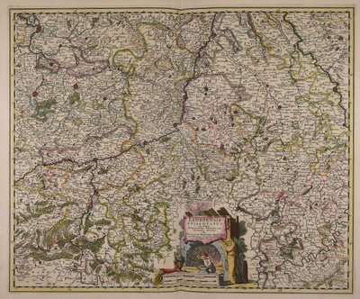 Leodiensis episcopatus in omnes subjacentes provincias distincté divisus af Nicolaes Visscher