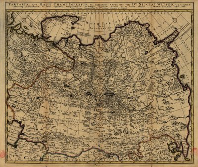 Tartary eller Empire of the Great Khan af Nicolaes Witsen