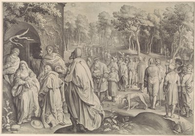 Tilbedelse af kongerne af Nicolaes de Bruyn