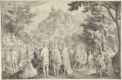 Bjergprædiken af Nicolaes de Bruyn