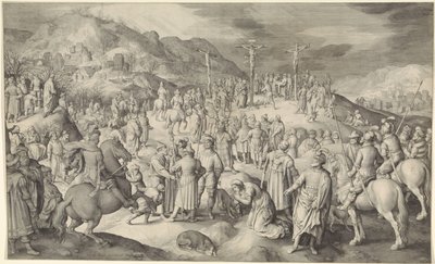 Kristus på korset af Nicolaes de Bruyn