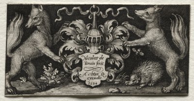 Våbenskjold, 1594. af Nicolaes de Bruyn