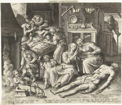 Et hus fuld af sorg Domus Lamentationis (titel på objekt) af Nicolaes de Bruyn