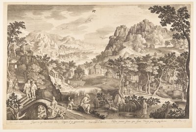 Hoseas og den prostituerede Gomer af Nicolaes de Bruyn