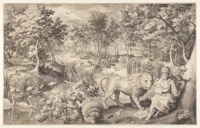 Jeremias profeterer om Jerusalems ødelæggelse af Nicolaes de Bruyn