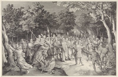 Judas Kys og Kristi arrestation af Nicolaes de Bruyn