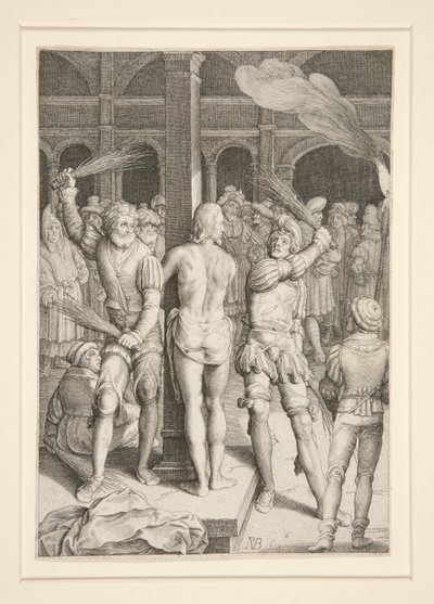 The Flagellation (Passion Series) af Nicolaes de Bruyn