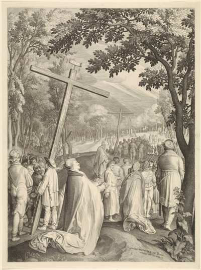 Svedklud fra Veronica Passion of Christ (serietitel) af Nicolaes de Bruyn