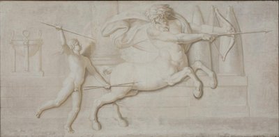 Achilleus og Kentauren Cheiron af Nicolai Abildgaard