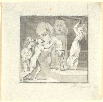 Tilbudsscene af Nicolai Abildgaard