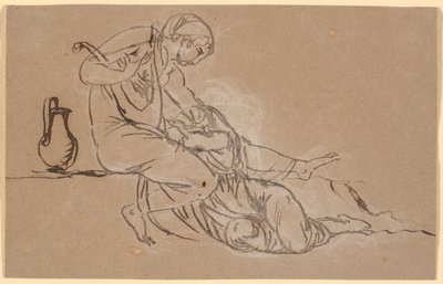 Sappho og Mytilenerinden af Nicolai Abildgaard