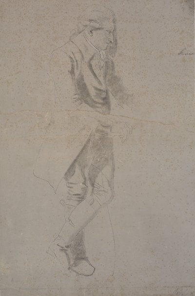 Stående herre med kostume fra ca. 1770. Struensee? af Nicolai Abildgaard