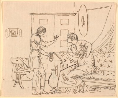 Studie til Papirius og hans moder af Nicolai Abildgaard