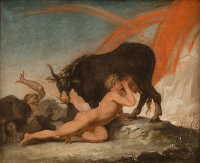 Ymir, der dier koen Audhumla af Nicolai Abildgaard