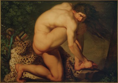 Den sårede Filoktetes af Nicolai Abraham Abildgaard