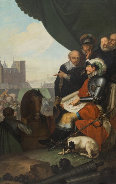 Frederik II bygger Kronborg Slot, 1781-1782. af Nicolai Abraham Abildgaard