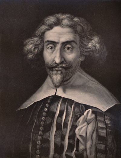 Miguel de Cervantes, spansk forfatter, 1800-tallet 1894 af Nicolas Auguste Leisnier