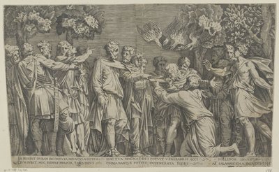 Gamle augur af Nicolas Beatrizet (attributed to)