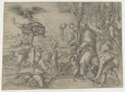 Tilbud fra Iphigenia af Nicolas Beatrizet