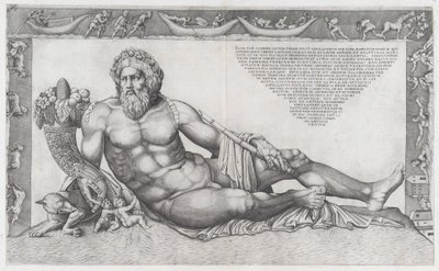 Mirror of Roman Magnificence: The Tiber, midten af ​​det 16. århundrede., midten af ​​det 16. århundrede. af Nicolas Beatrizet