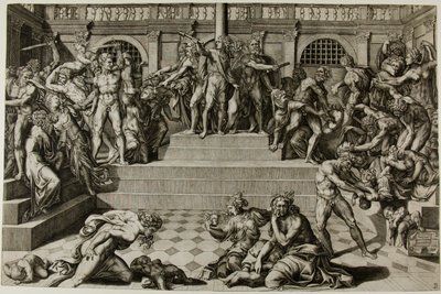Massakren på de uskyldige af Nicolas Beatrizet