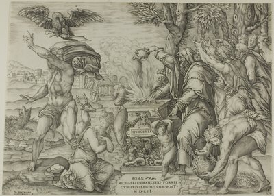 Iphigenia-offeret af Nicolas Beatrizet