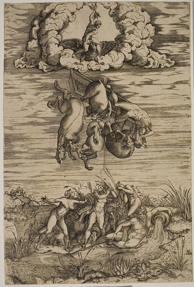 Phaetons fald af Nicolas Beatrizet