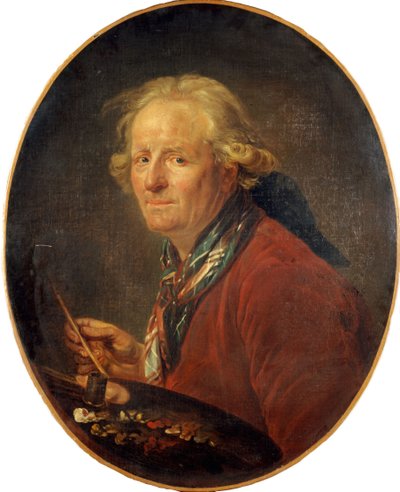 Selvportræt. af Nicolas-Bernard Lepicie