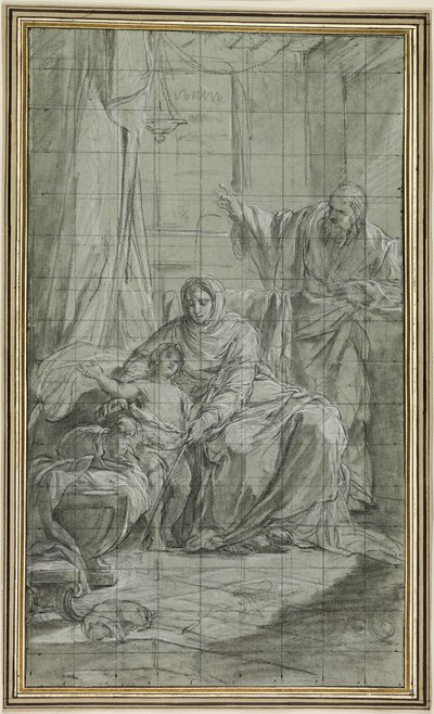 Johannes Døberens familie af Nicolas-Bernard Lepicie