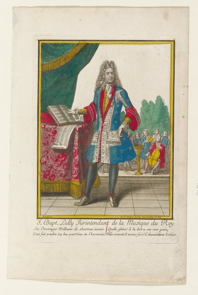 J. Baptiste Lully, Oberaufseher der Musik des Königs af Nicolas Bonnart