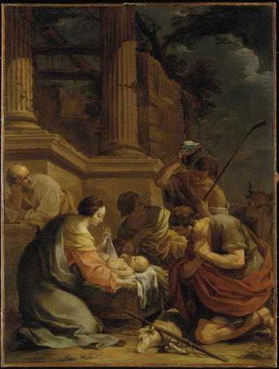Hyrdernes tilbedelse af Nicolas Chaperon