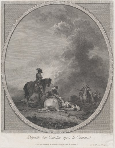 Soldatens kadaver efter kamp, 1781., 1781. af Nicolas Colibert
